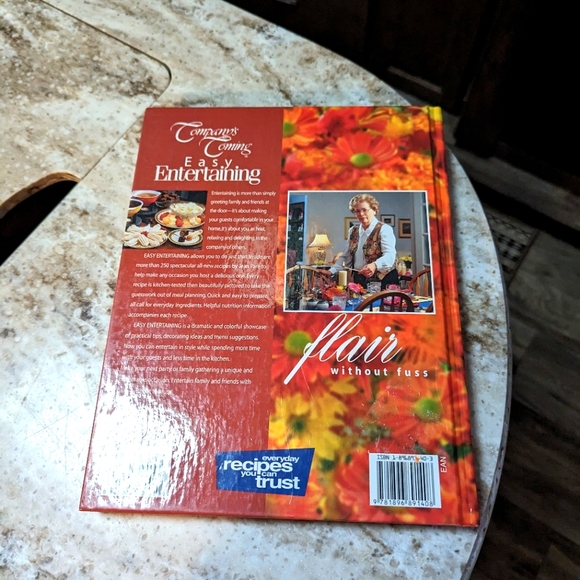 COPY - Companys Coming. hard cover. Easy Entertaining Cookbook - Picture 2 of 5